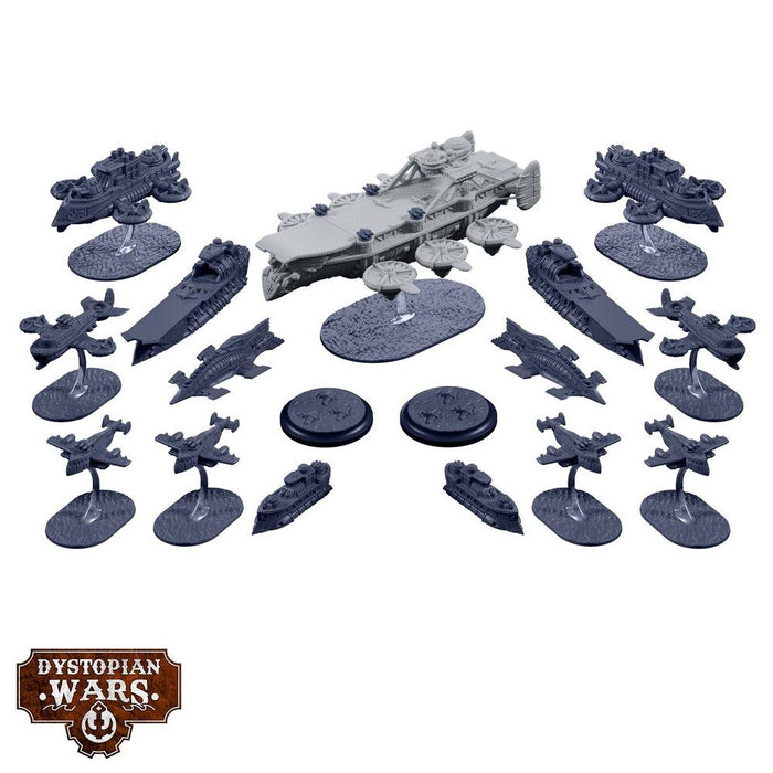 Warcradle DWA210010 Dystopian Wars: Avalon Battlefleet Set (8857501729005)