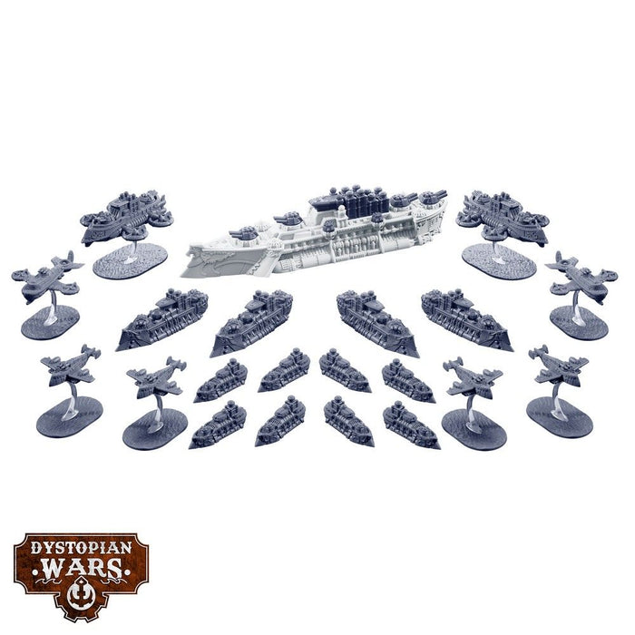 Warcradle DWA210012 Dystopian Wars: Gloriana Battlefleet Set (8857501827309)