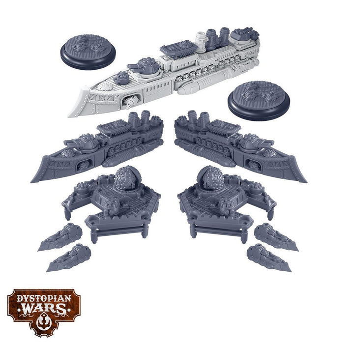 Warcradle DWA210013 Dystopian Wars: Ganges Battlefleet Set (8857501860077)