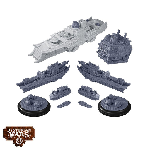 Warcradle DWA220015 Dystopian Wars: Ergun Battlefleet Set (8857502580973)