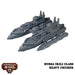 Warcradle DWA240000 Dystopian Wars: Sultanate Starter Set -  Faction Battlefleet (8857502679277)