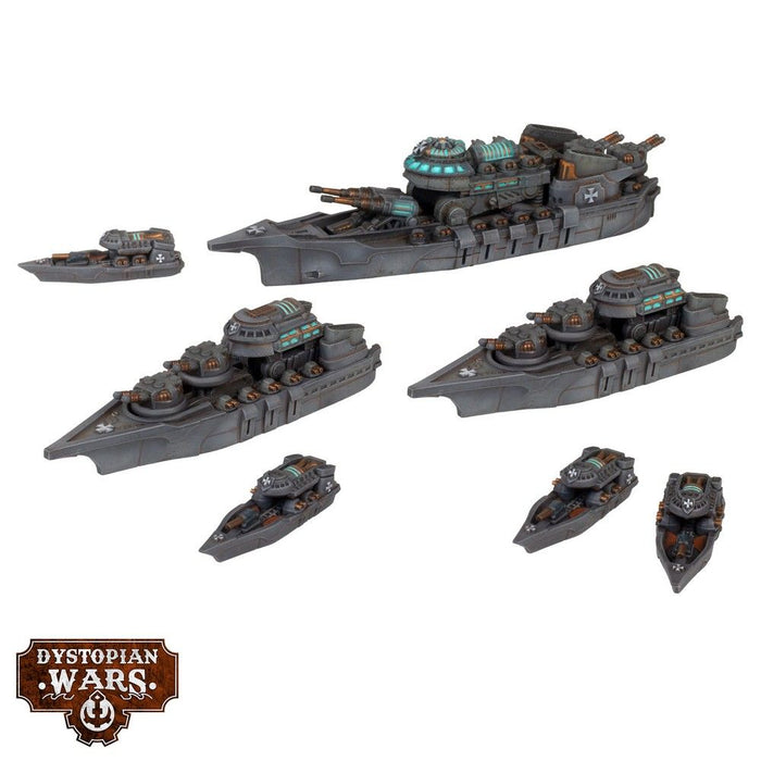 Warcradle DWA250001 Dystopian Wars: Elector Battlefleet Set (8857503170797)