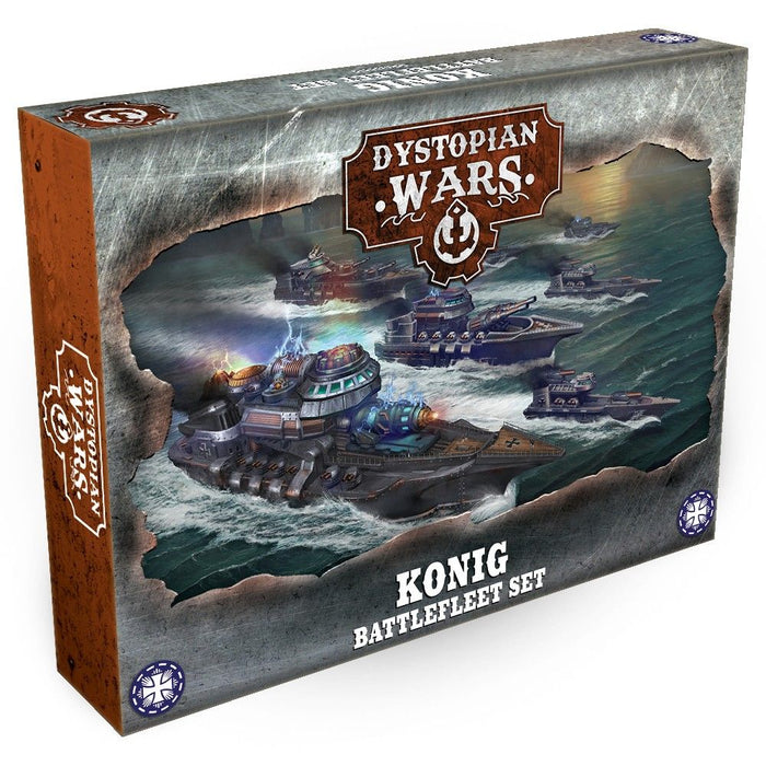 Warcradle DWA250010 Dystopian Wars: Konig Battlefleet Set (8857503400173)