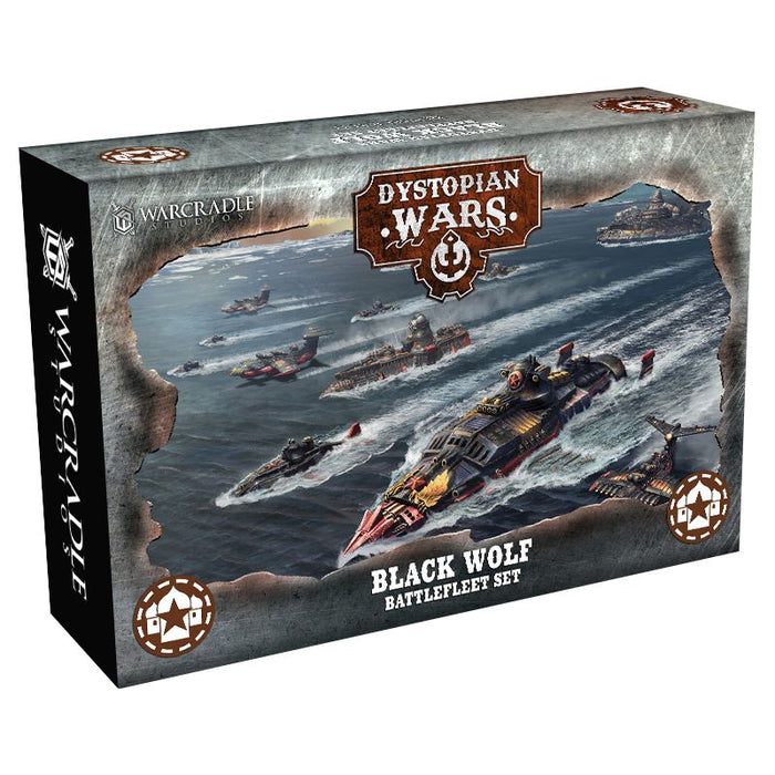 Warcradle DWA270004 Dystopian Wars: Black Wolf Battlefleet Set (8857504383213)