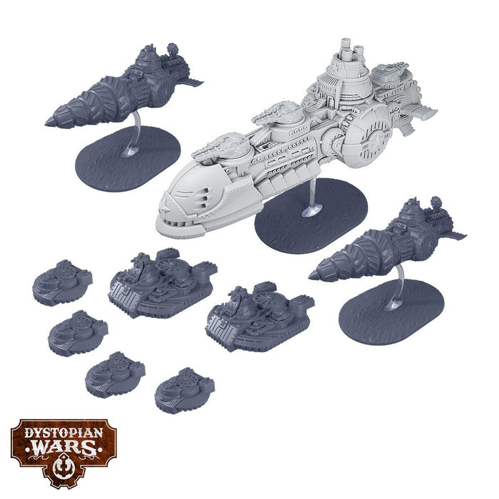 Warcradle DWA270016 Dystopian Wars: Khodynka Battlefleet Set (8857504809197)