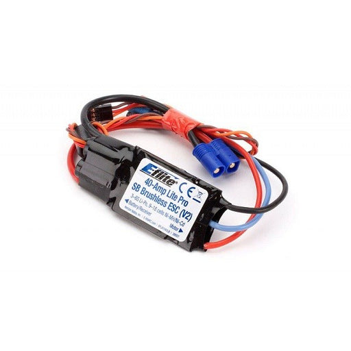 E-Flite EFLA1040LB 40A Lite Pro Switch-Mode BEC Brushless ESC (V2) - Hobby City NZ (8324272095469)