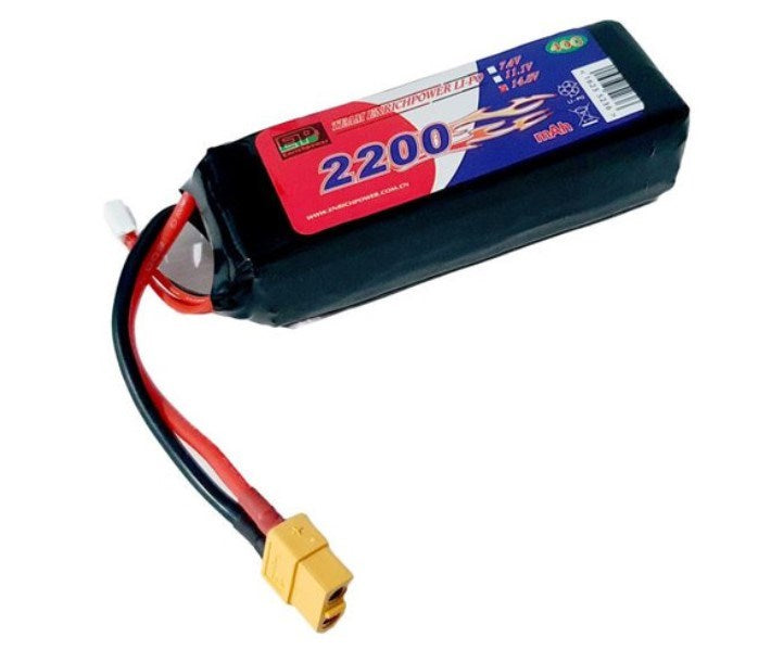 Enrich Power LP4S-2200 Li-Po 14.8v 2200mAh 40C XT60 - Hobby City NZ