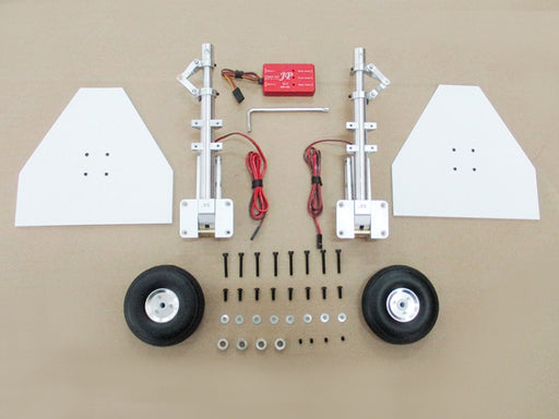 Seagull Models ER-120.240 Optional box of 3pcs of main Electric retracts ER-120 84 & nose 100 Retract for T-34 (8806081659117)