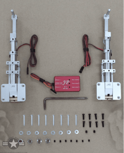 Seagull Models ER-120.276 Optional box of ER-120 84 Retracts for North American P-51D Mustang??56.3 wingspan 10cc (8806081921261)