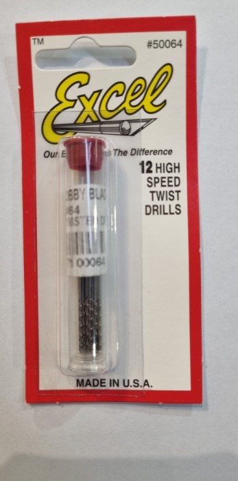 Excel Tools 50064 Drill Bits 0.914mm PK12 (10909010567)