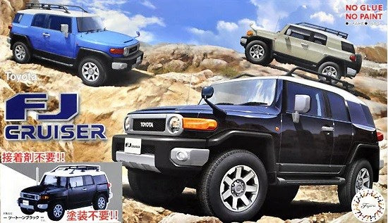 xFujimi 066141 1/24 Scale Toyota FJ Cruiser Two Tone Black - Hobby City NZ (8324788617453)