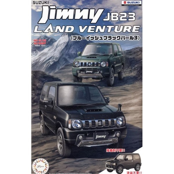 Fujimi 066301 1/24 Suzuki Jimny JB23 Land Venture - Blueish Black Pearl (Snap Kit) - Hobby City NZ (8120419221741)