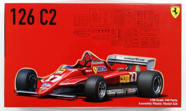 Fujimi 091945 1/20 Ferrari 126C2 F1 Car 1982 (8745092022509)