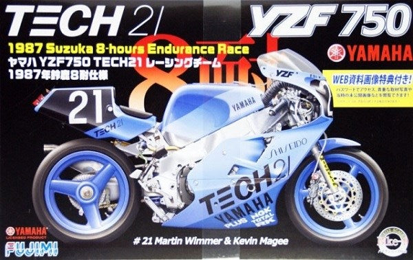 Fujimi 141329 1/12 Yamaha YZF 750 Tech 21 - 1987 Suzuka 8-Hours Endurance Race (7546189283565)