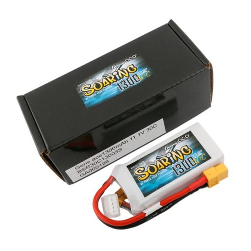 Gens Ace GA1300-3S30-S-XT60 1300mAh 3S 11.1v 30C with XT60 (7635951583469)