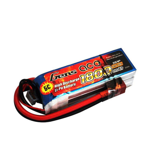 Gens Ace GA1800-3S45-EC3 1800mAh 11.1V 3S1P 45C 92x31x25mm 150g With EC3 Plug (8137540010221)