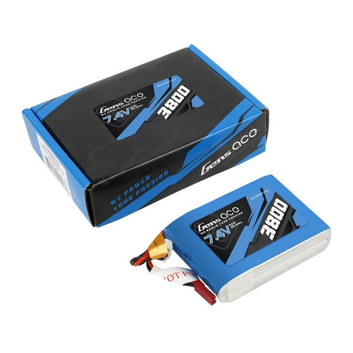 Gens Ace GA3800-2S-TX 3800mAh 2S 7.4v 1C TX Pack with CE Plug & XH Balance Suits Spektrum Radios - Hobby City NZ