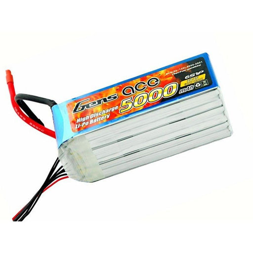 Gens Ace GA5000-6S45-EC5 5000mah 22.2V 45C 6S1P 157x64x49mm 712g  EC5 Plug XH Balance (8319039144173)