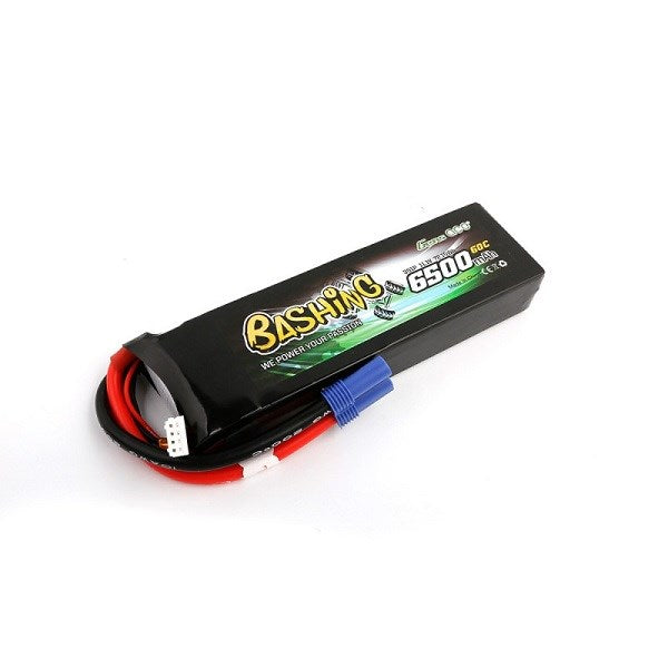 Gens Ace GA6500-3S60-B Bashing 6500mAh 11.1V 3S1P 60C LiPo w/EC5 Plug - Hobby City NZ (8347875836141)