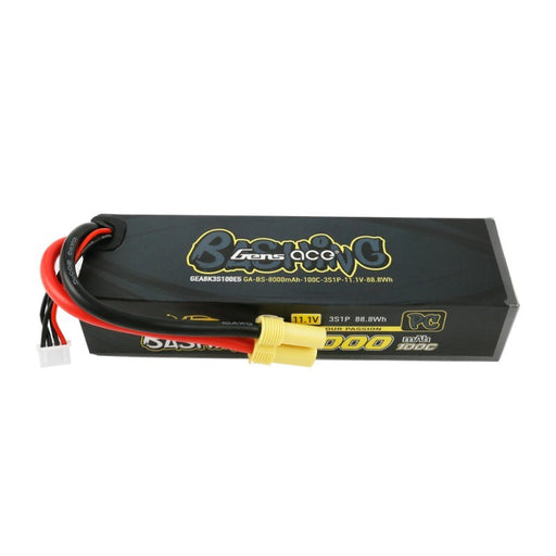 Gens Ace GA8000-3S100-PC 8000mAh 3S 11.1v 100C 157x45x34mm 507g EC5 Plug  Basher Pro Series PC Case - Hobby City NZ (8319041831149)