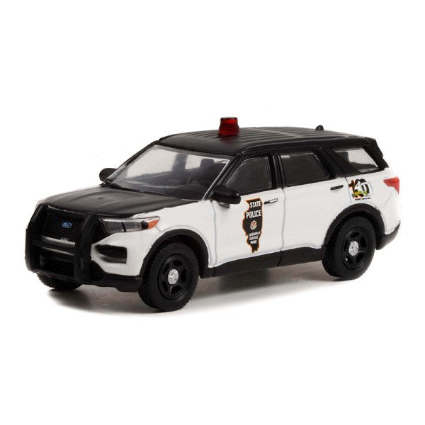 GreenLight 28100-F 1/64 2022 Ford Police Interceptor Utility - Illinois State Police 100th Anniversary (8868023435501)