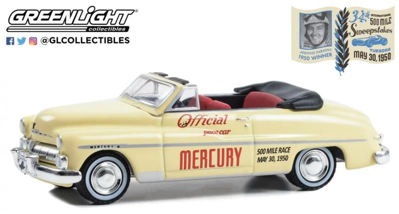 GreenLight GL-30434 1/64 1950 Mercury Monterey Convertible - Hobby City NZ