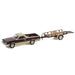 GreenLight 32240-B 1/64 1984 Chevrolet El Camino Conquista w/Utility Trailer - Maroon/Beige (8868022812909)