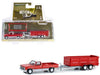 Greenlight GL-32280-C 1/64 1983 Chevroler Scottsdale K20 with Double-Axle Dump Trailer (8255528501485)