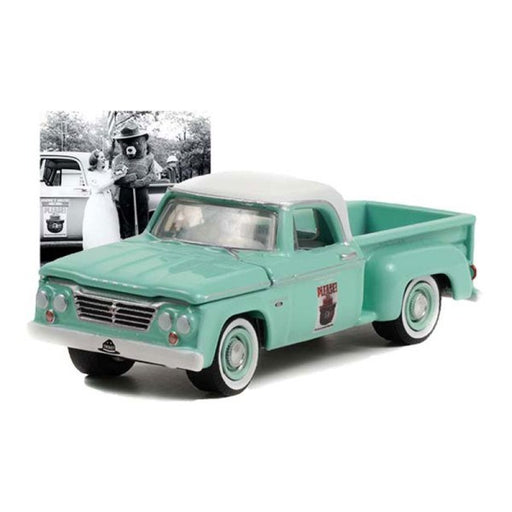 GreenLight 38020-B 1/64 1965 Dodge D-100 Pickup - "PLEASE! Only You Can Prevent Forest Fires" - Hobby City NZ