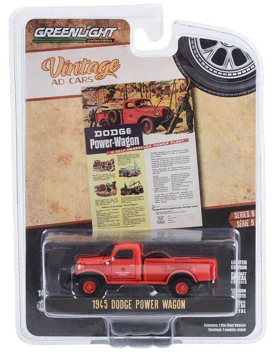 Greenlight GL-39130-A 1/64 1945 Dodge Power Wagon (8404529185005)