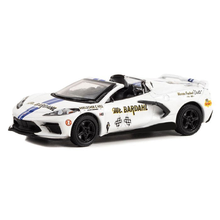 GreenLight 41150-B 1/64 2022 Chevrolet Corvette C8 Stingray Convertible - Mr. Bardahl Tribute (8157363929325)