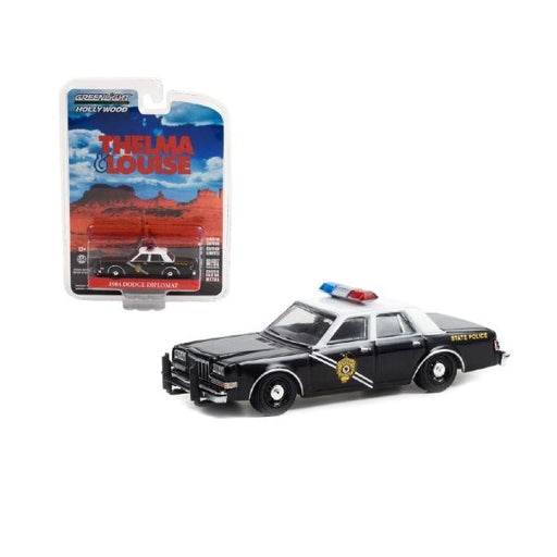 GreenLight 44945-E 1/64 1984 Dodge Diplomat - New Mexico State Police (Thelma & Louise) (8868022092013)