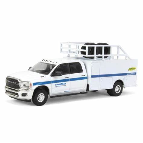 GreenLight GL-46120-F 2021 Dodge RAM Dually Tyre Service Truck- Goodyear (8814941667565)