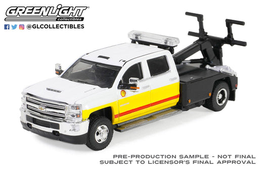 GreenLight GL-46140-C 2017 Chevrolet Silverado HD 3500 Dually Wrecker- Shell (8814941864173)