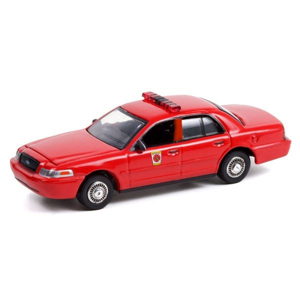 GreenLight 67020-E 1/64 2001 Ford Crown Victoria Interceptor - Baltimore Fire Department