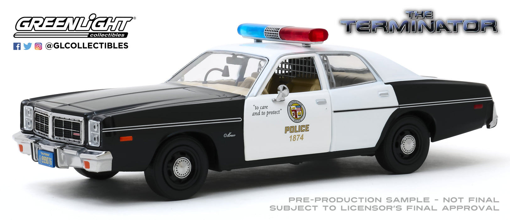 GreenLight GL-84101 1977 Dodge Monaco Metropolitan Police