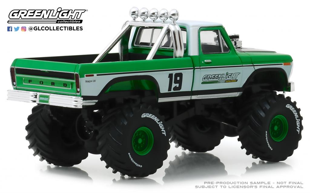 GreenLight GL-86161 1/43 1974 Ford F-250 Monster Truck- #19 Greenlight Racing (8867957178605)