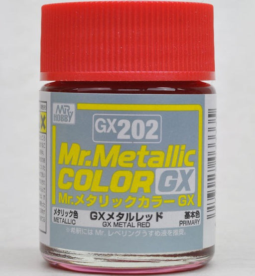 Gunze GX202 Mr Mettallic Color GX Red - Hobby City NZ