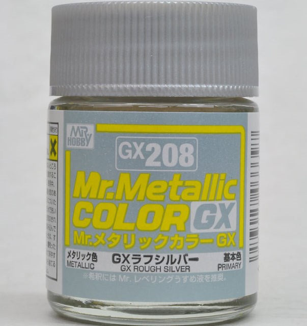 Gunze GX208 Mr Mettallic Color GX Rough Silver (7637917729005)