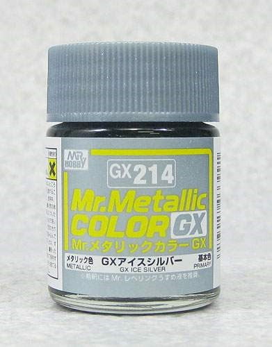Gunze GX214 Mr Mettallic Color GX Ice Silver (7650724479213)