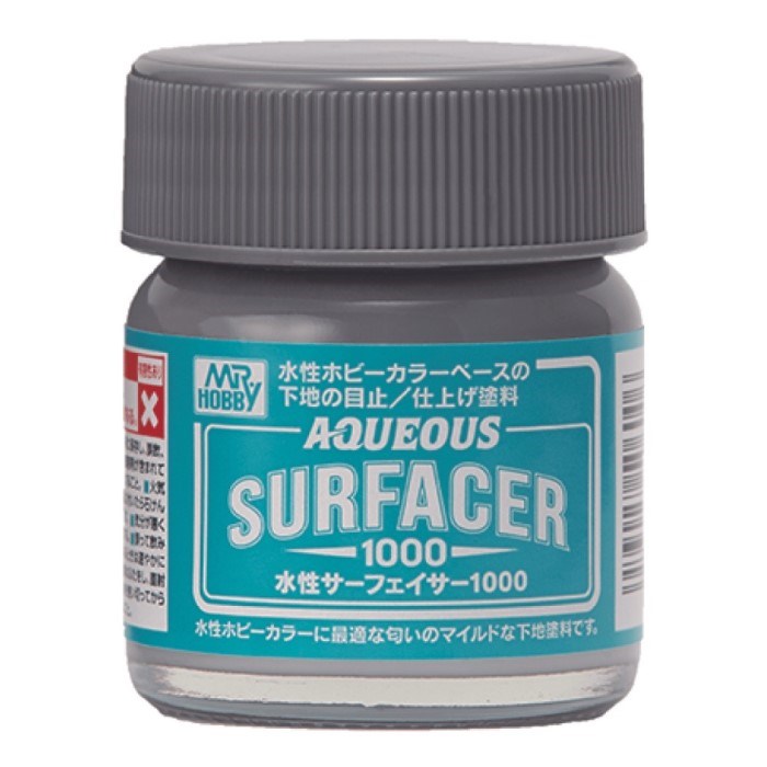 Gunze HSF01 Mr Hobby Aqueous Surfacer 1000 Gray 40ml - Hobby City NZ