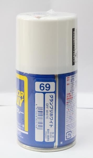 Gunze S069 Mr. Color Spray Gloss Off White (7598562803949)