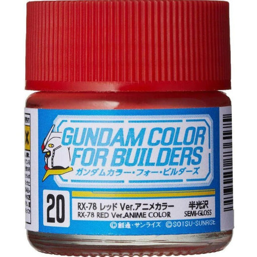 Gunze UG20 Mr Color Gundam RX-78 Red Ver. Semi-Gloss 10ml - Hobby City NZ (8177834885357)