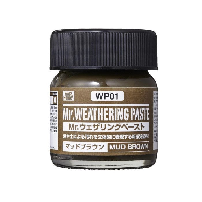 Gunze WP01 Mr Weathering Paste Mud Brown 40ml (8177835213037)