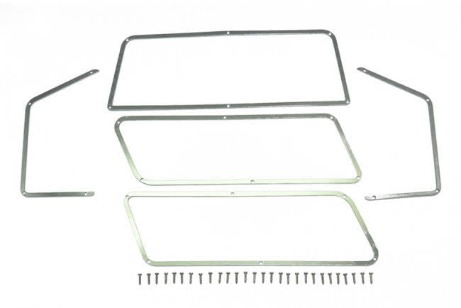 GPM Racing TRX4ZSP40 Scale Accessories Stainless Steel Window Frame for TRX-4 Ford Bronco - 33 piece set - Hobby City NZ