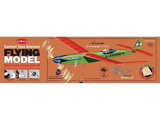 Guillows #702LC 28" Arrow - Balsa Flying Kit - Hobby City NZ (8324596334829)