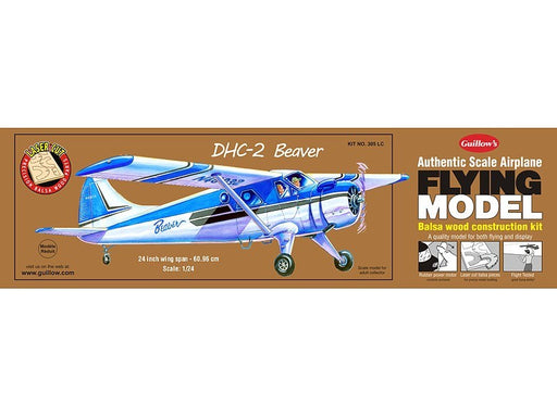 Guillows #305LC 1/24 DHC-2 Beaver - Balsa Flying Kit (8324596105453)