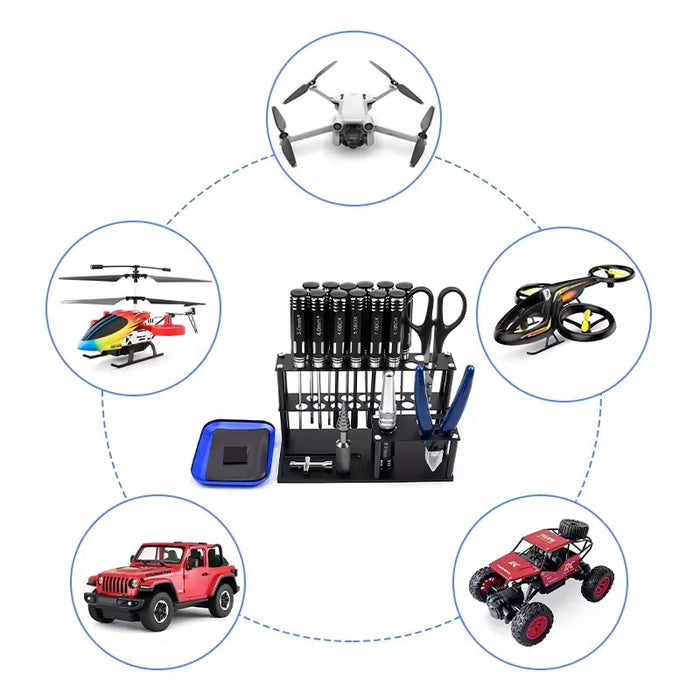 Helios - 18 Hole RC Tool Storage Rack / Stand (Tool Organiser) - Hobby City NZ (8633882050797)