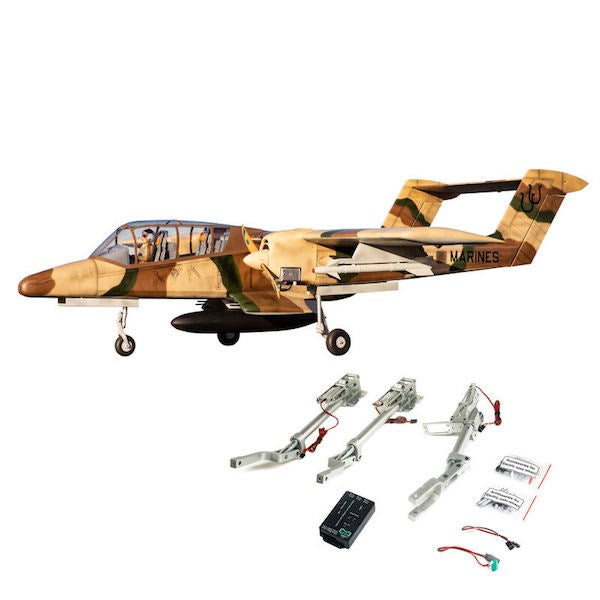 zHangar 9 HAN4670CR OV-10 Bronco 30cc ARF with Landing Gear Set (8120343003373)