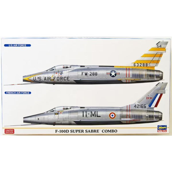 Hasegawa 02200 1/72 F-100D Super Saber Combo (2 Kits) (7635962200301)